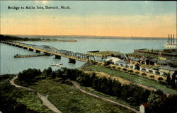 Bridge to Belle Isle Postcard