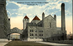 Allegheny County Jail and Bridge of Sighs Postcard