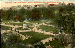 Washington Statue Postcard