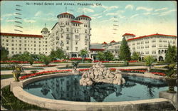 Hotel Green and Annex Postcard