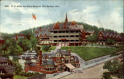 U.S. Army and Navy Hospital Hot Springs, AR Postcard Postcard