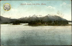 Pinnacle Range, from Sitka, Alaska Postcard