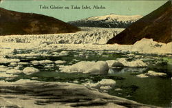 Taku Glacier on Taku Inlet, Alaska Postcard Postcard