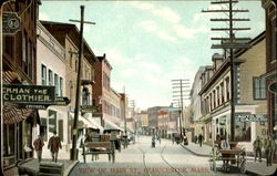 View of Main St Postcard