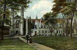 Gore Hall Library, Harvard College Cambridge, MA Postcard Postcard