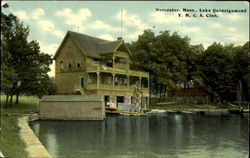 Lake Quinsigamond Y.M.C.A. Club Postcard