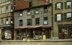 Boston, Mass. Paul Revere House as it was in 1907 Postcard