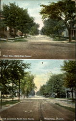 River View North from Second and South Lawrence, North from Morris Postcard