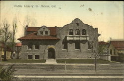 Public Library Postcard