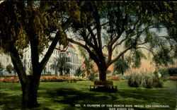 A Glimpse of the North Side. Hotel Del Coronado Postcard