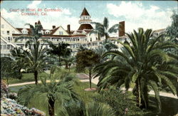 Court at Hotel del Coronado California Postcard Postcard