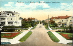 Residence Street, Capitol Hill District Postcard