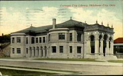 Carnegie City Library, Oklahoma City, Okla Postcard