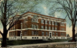 Leominster, Mass. Leominster High School Postcard