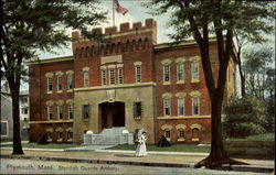 Standish Guards Armory Postcard