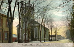 Rockland, Maine, Christian Science Church Postcard Postcard