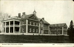 University of Illinois, Women's Hall Postcard