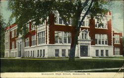 Monmouth High School Illinois Postcard Postcard