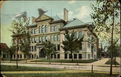 Lincoln School Peoria, IL Postcard Postcard