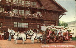 Forestry Building, Rose Carnival Portland, OR Postcard Postcard