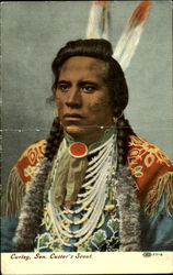 Curley, Gen. Custer's Scout Postcard