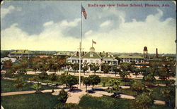 Bird's-eye view Indian School Postcard