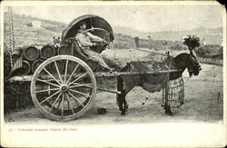 Costumi romani, Carro da vino Postcard