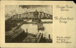 The Adams Street Bridge Postcard