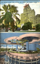 El Cortez Hotel and Famous Sky Room San Diego, CA Postcard Postcard