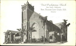 First Presbyterian Church San Diego, CA Postcard Postcard