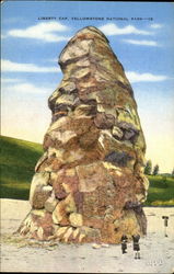 Liberty Cap, Yellowstone National Park Postcard