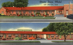 Down Town Motel Postcard