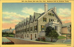 849 -- Lion House, Residence Built by Brigham Young Salt Lake City, UT Postcard Postcard