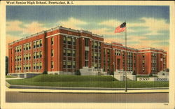 West Senior High School Postcard