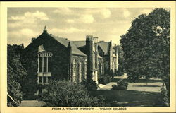 From A Wilson Window Wilson College Postcard