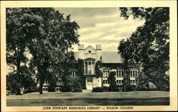 John Stewart Memorial Library -- Wilson College Chambersburg, PA Postcard Postcard