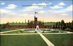 Michigan State Prison Marquette, MI Postcard Postcard