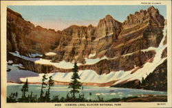 Iceberg Lake, Glacier National Park Postcard