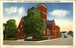 First Presbyterian Church Johnson City, TN Postcard Postcard