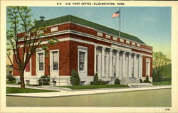 U.S Post Office ,Elizabethton, Tenn Tennessee Postcard Postcard