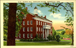 Science Hall, Tusculum College Postcard