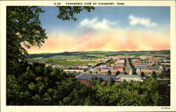 Panoramic View of Kingsport, Tenn Postcard