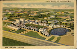 Federal Building and Surrounding Area, New York World's Fair 1939 Postcard