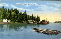 Chippewa Harbor on Lake Superior Postcard