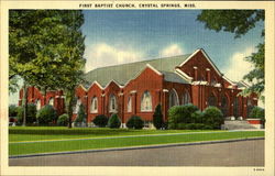 First Baptist Church Postcard