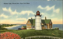 Nobska Light, Woods Hole Cape Cod, MA Postcard Postcard