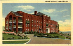 Memorial Hospital Cumberland, MD Postcard Postcard