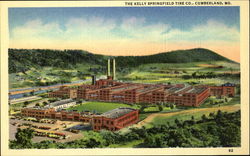 the Kelly Springfield Tire Co Cumberland, MD Postcard Postcard