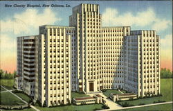 New Charity Hospital, New Orleans, La Postcard