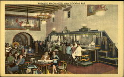 Rosarito Beach Hotel Main Coctail Bar Tijuana, Mexico Postcard Postcard